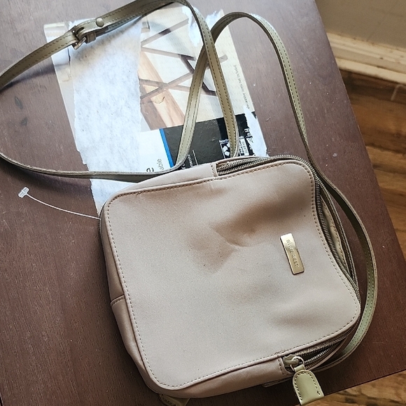 Handbags - Nine West Beige Crossbody Bag